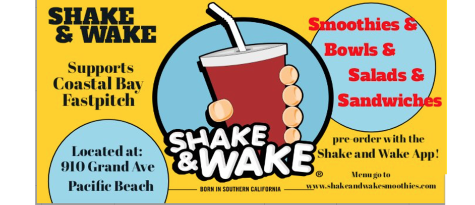 Shake and Wake Supports Coastal Bay!!